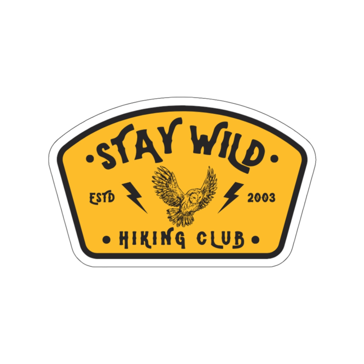 STAY WILD STICKER